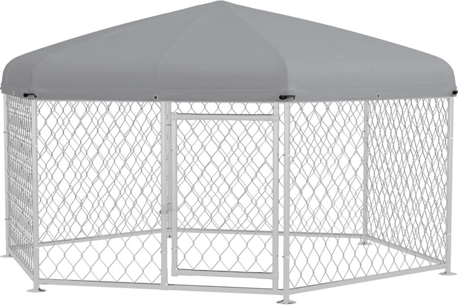 Secure Your Pup: Review of the PawHut Heavy Duty Outdoor Dog Kennel