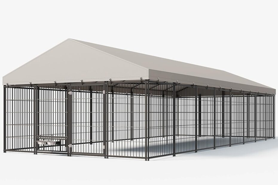 Secure Your Pup: The Ultimate 10X19FT Outdoor Dog Kennel Review