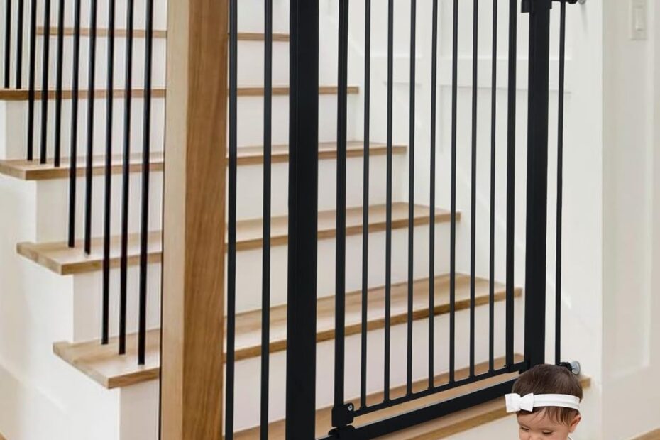 Secure Your Space: COMOMY 36" Extra Tall Baby Gate Review
