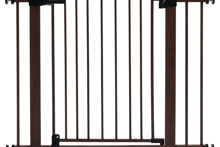 Secure Your Space: Review of the BABELIO 29-40" Metal Baby Gate with Auto Close Dog Door