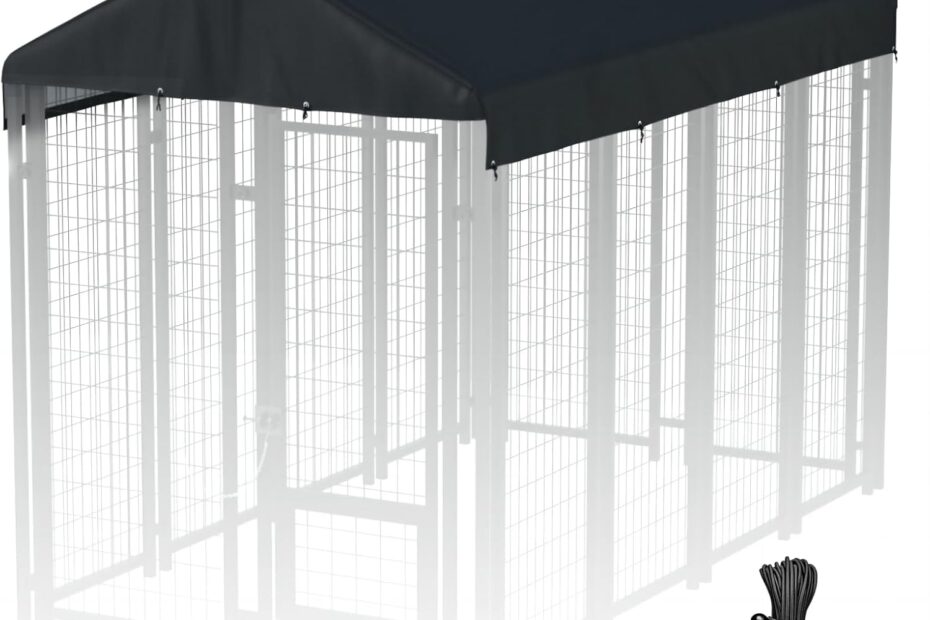 Shield Your Pup: Review of the Heavy Duty 8' x 4' Dog Kennel Canopy Cover
