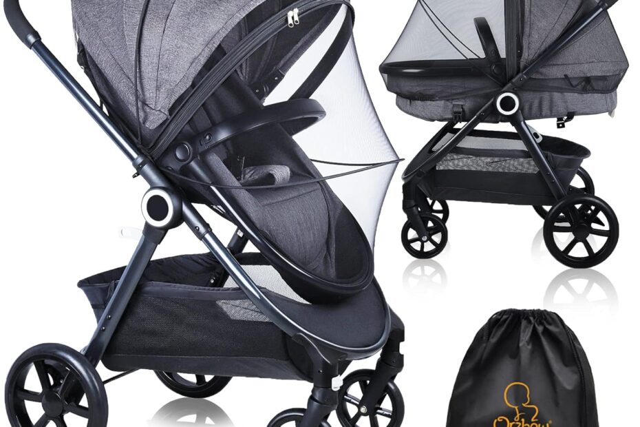 Stay Bug-Free: The Ultimate Orzbow Universal Mosquito Net for Your Baby's Stroller!