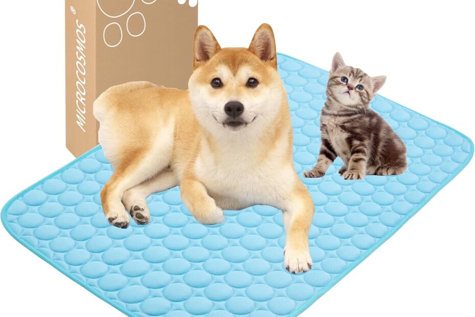Stay Cool This Summer: MICROCOSMOS Cooling Mat for Pets, Kids, and Adults!
