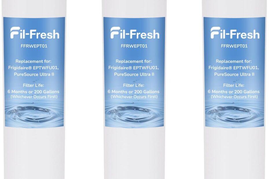 Stay Hydrated: Top Review of Fil-Fresh EPTWFU01 Water Filter for Frigidaire