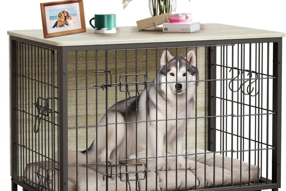 Stylish & Functional: The Perfect Double-Door Dog Crate for Your Home