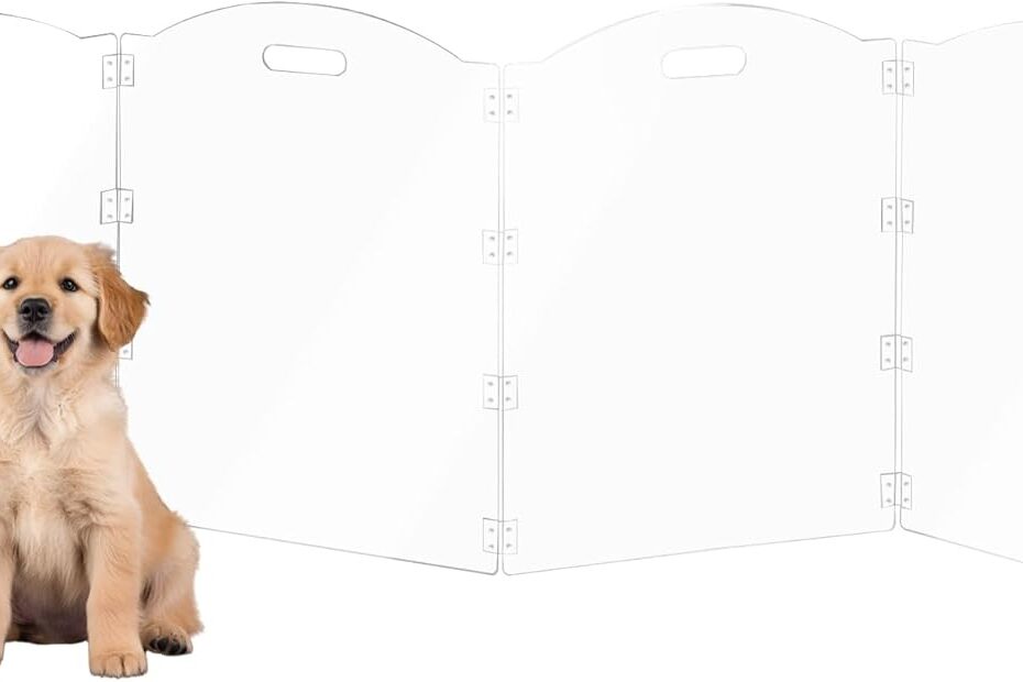 Stylish Safety: Review of the Acrylic Dog Playpen for Indoor Pups and Pets