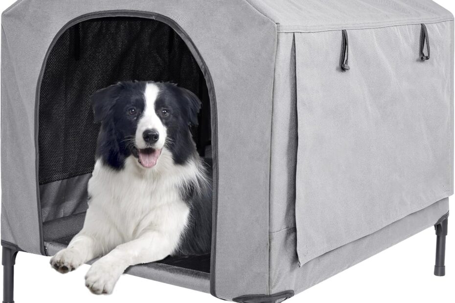 The Ultimate 2-in-1 Dog House: Review of the Elevated Dog Bed for Every Pup!