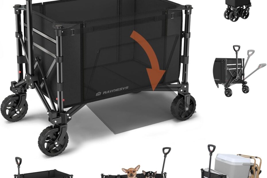 The Ultimate 3-in-1 Collapsible Wagon: Your Go-To Cart for Every Adventure!