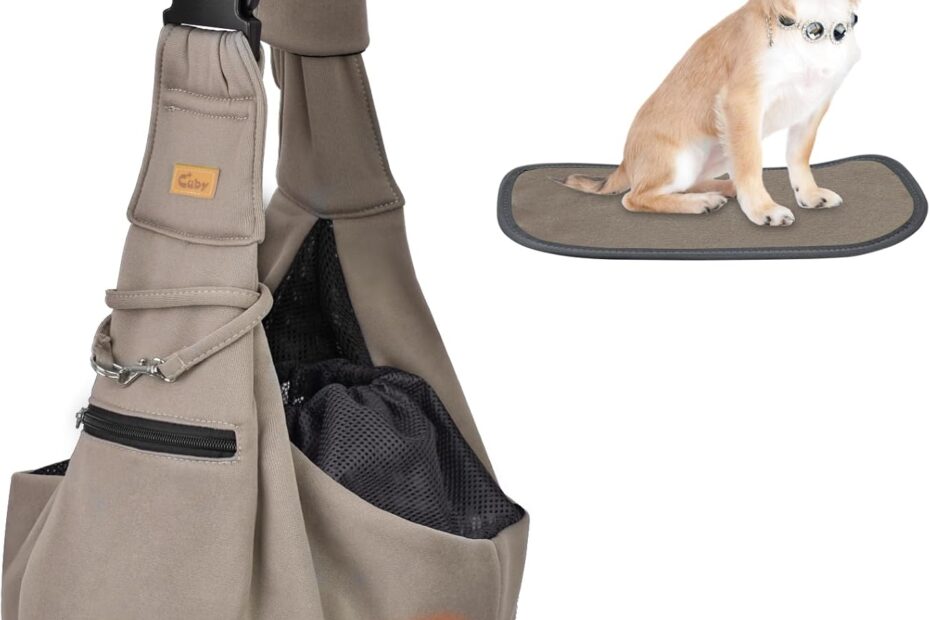 The Ultimate CUBY Sling Carrier: Hands-Free Comfort for Your Furry Friends!