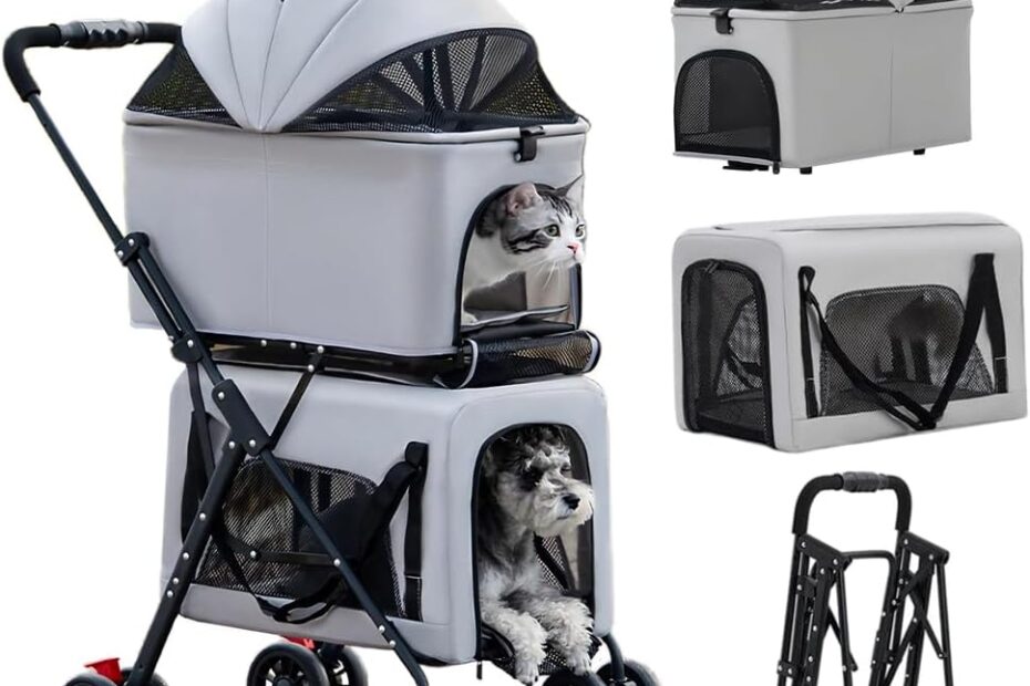 The Ultimate Double Pet Stroller: Travel in Style with Your Furry Friends!