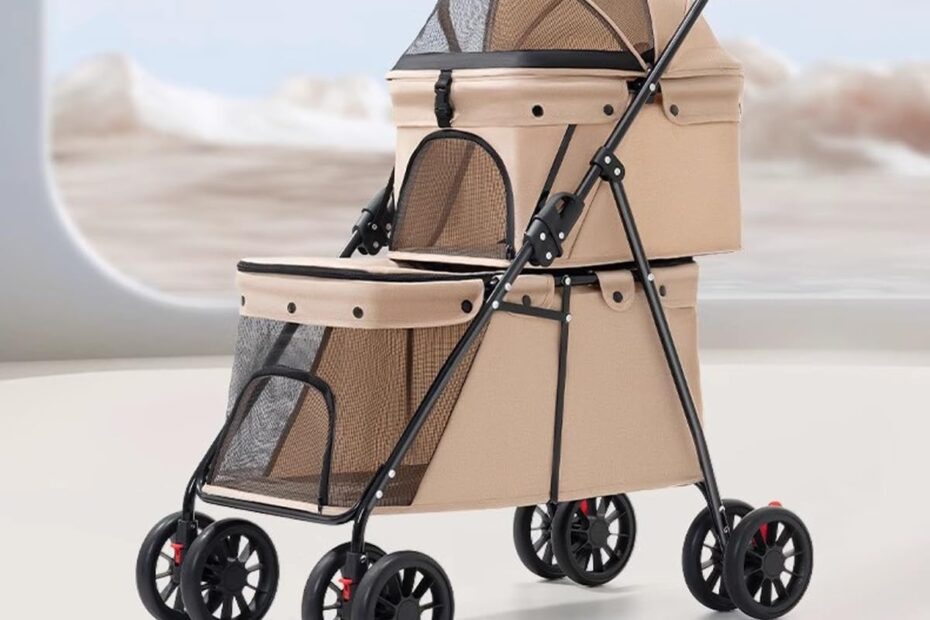 The Ultimate Double Pet Stroller: Travel in Style with Your Furry Friends!