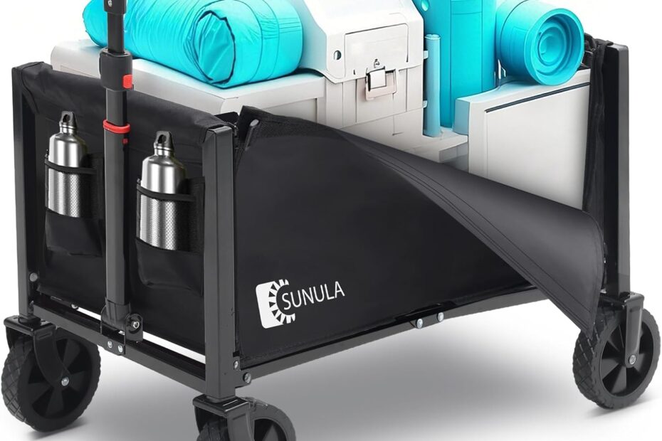 The Ultimate Foldable Wagon: Your 3-in-1 Solution for Shopping, Camping, and More!