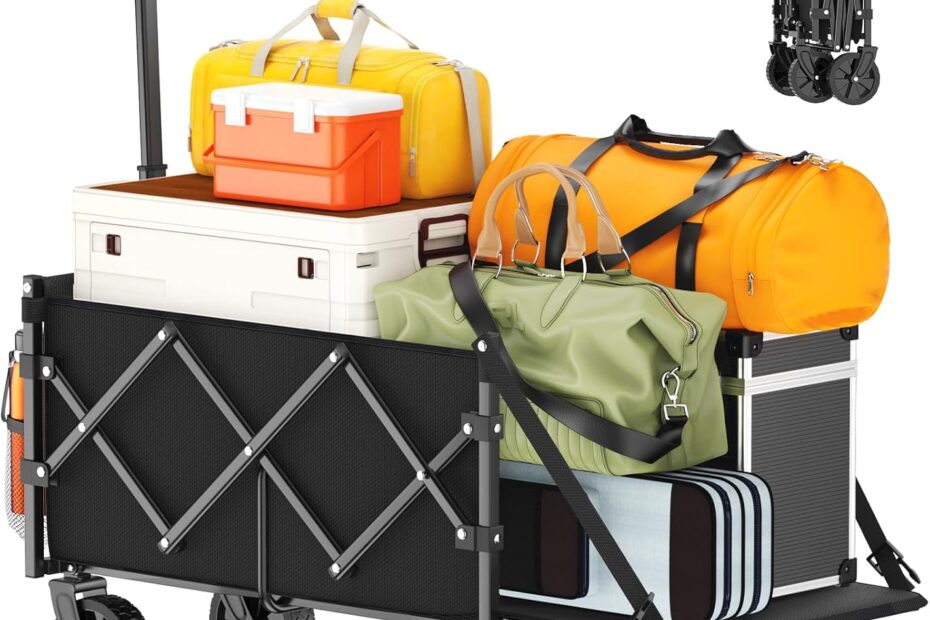 The Ultimate Foldable Wagon: Your Go-To Companion for Outdoor Adventures!