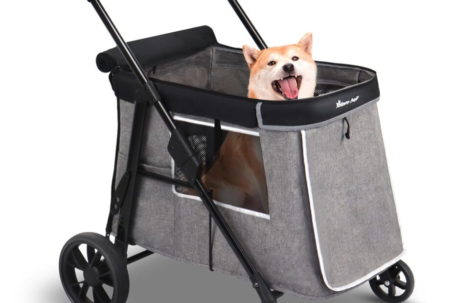 The Ultimate Multi-Pet Stroller: Comfort & Convenience for Dogs of All Sizes!