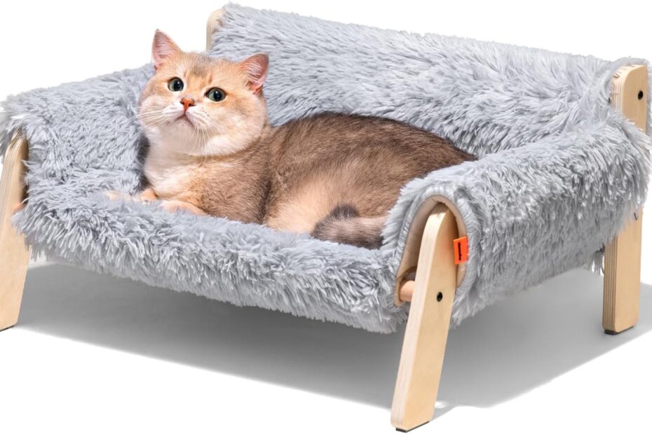 Transform Your Cat's Comfort: The MEWOOFUN Elevated Bed Review