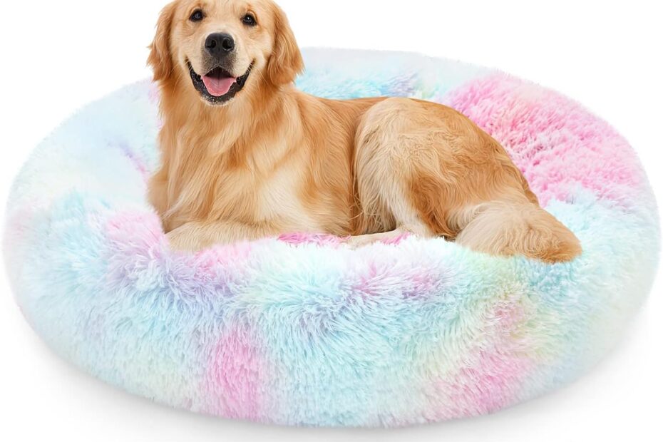 Transform Your Pet's Comfort: NOYAL Calming Donut Bed Review