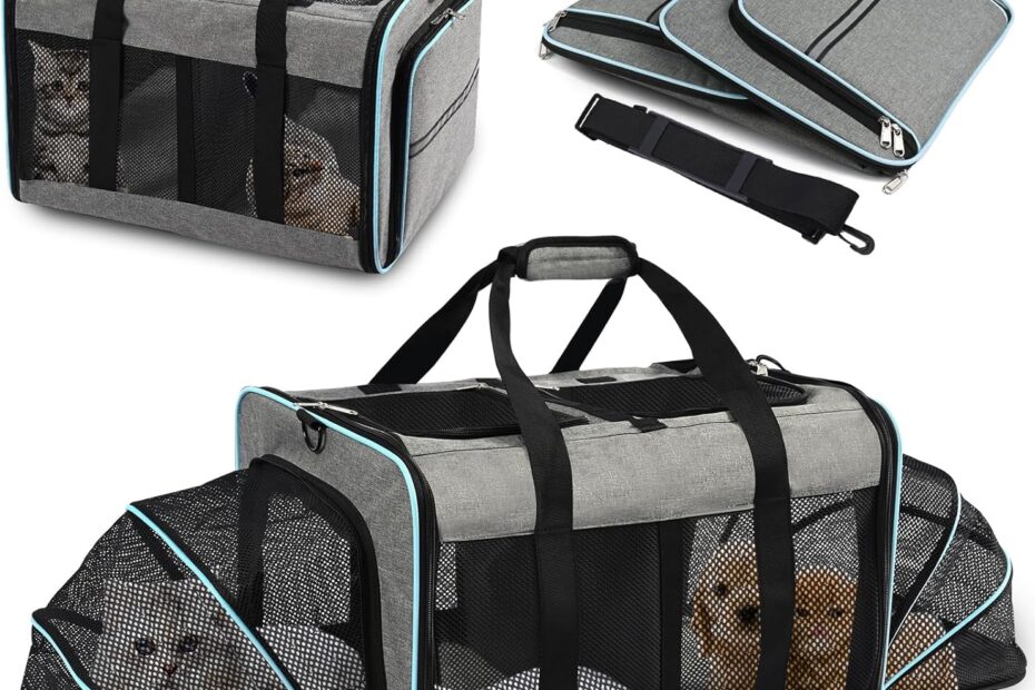 Travel in Style: The Ultimate 2-in-1 Portable Pet Carrier for Cats and Dogs!