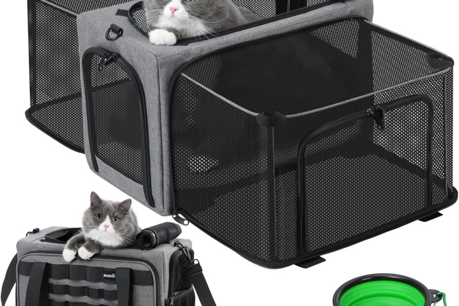 Travel Light: The Ultimate Pecute Expandable Cat Carrier Review