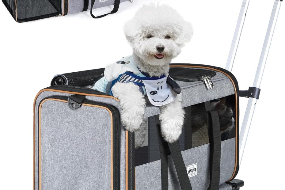Travel Made Easy: The Lekereise Expandable Rolling Pet Carrier Review