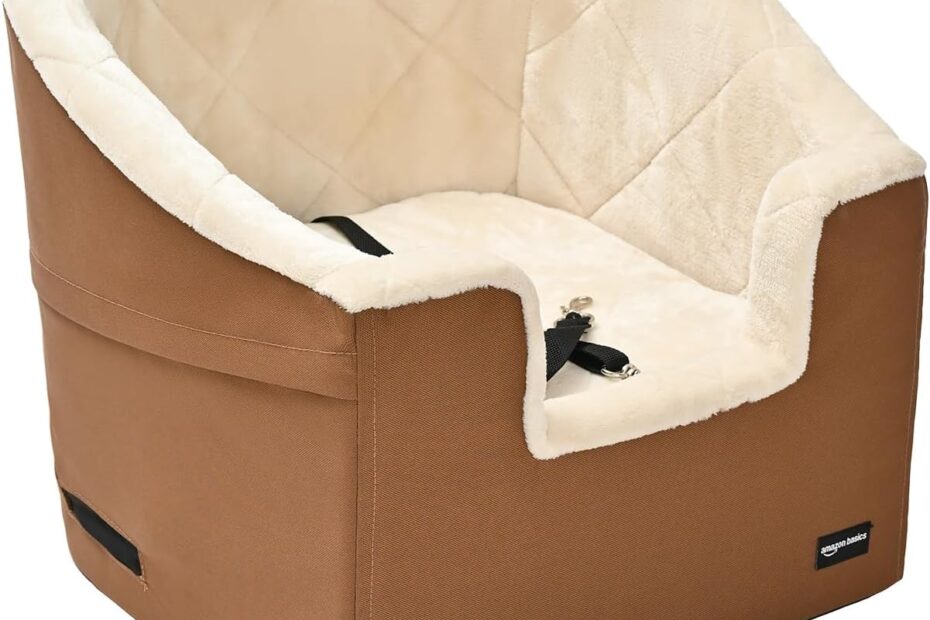 Travel Safe & Cozy: Amazon Basics Pet Car Booster Bucket Seat Review
