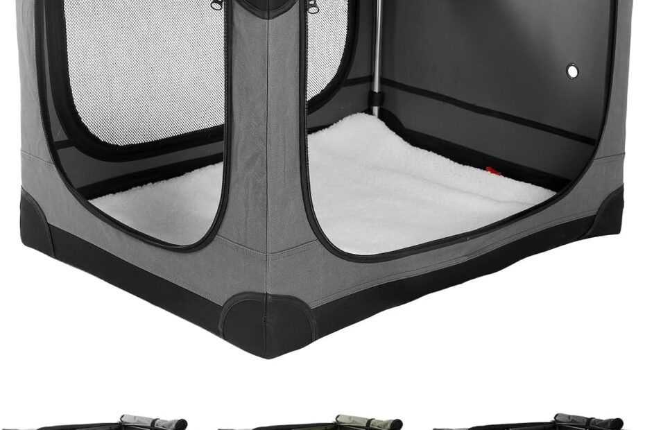 Travel Smart: The Ultimate 36-Inch Collapsible Dog Crate for Your Adventurous Pooch!