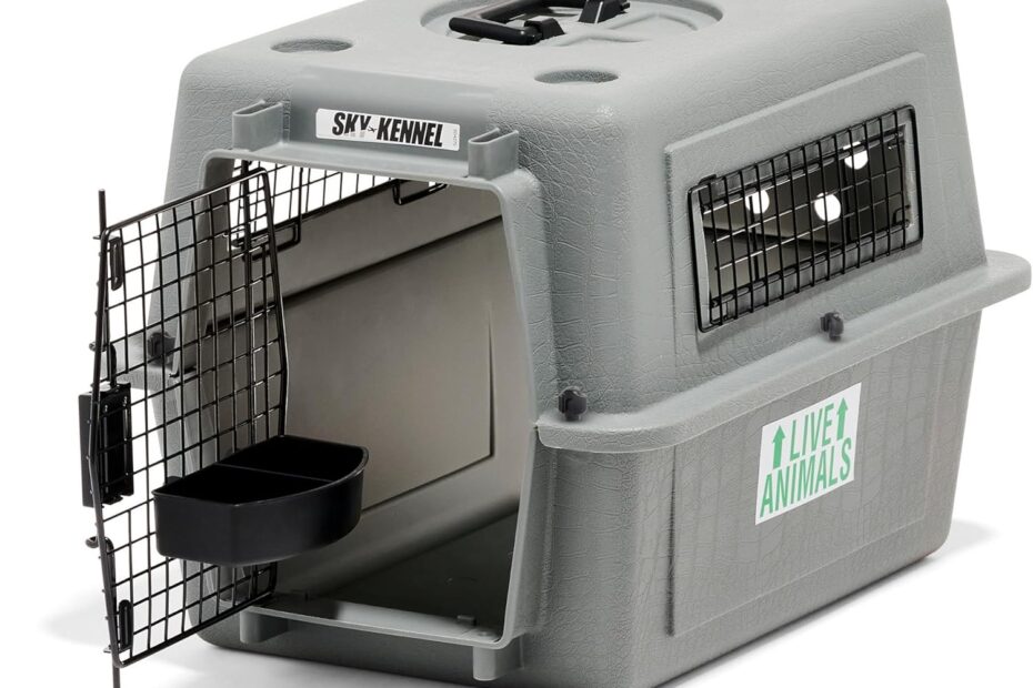 Travel Smart with the Petmate Sky Kennel: The Ultimate Airline Approved Dog Crate for Your Small Pet!