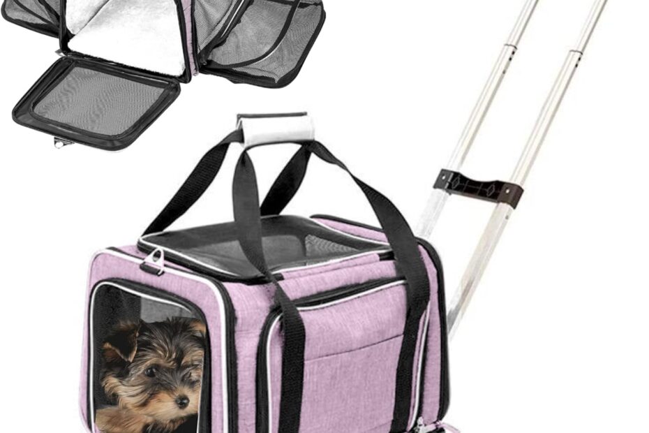 Traveling in Style: Review of the Airline Approved Expandable Pet Carrier on Wheels