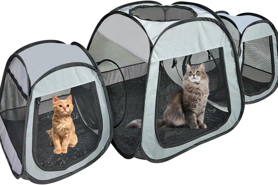 Ultimate Cat Playpen: Your Indoor-Outdoor Solution for Happy, Secure Pets!