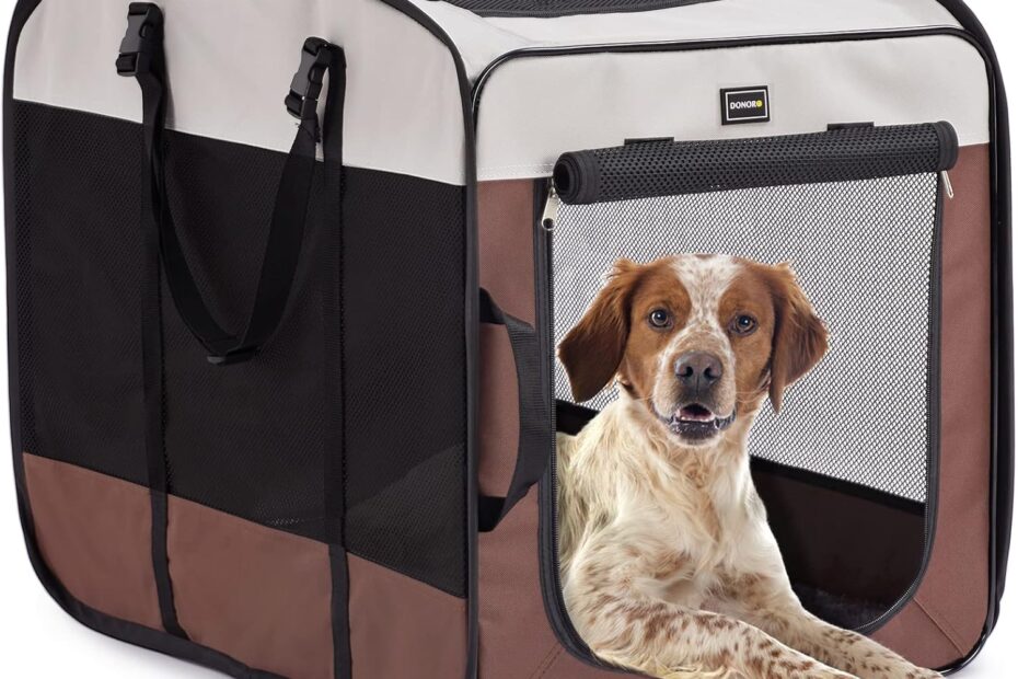 Ultimate Comfort: DONORO Portable Dog Kennel Review for Medium-Sized Pups