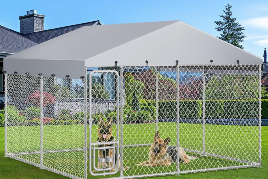 Ultimate Comfort: DWVO 10'x10' Outdoor Dog Kennel Review