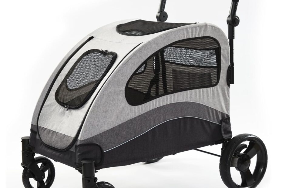 Ultimate Comfort for Big Dogs: ANLULOAD Dog Stroller Review