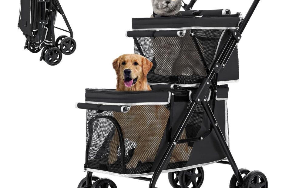 Ultimate Comfort for Your Furry Friends: Review of the Wangmao Double Pet Stroller