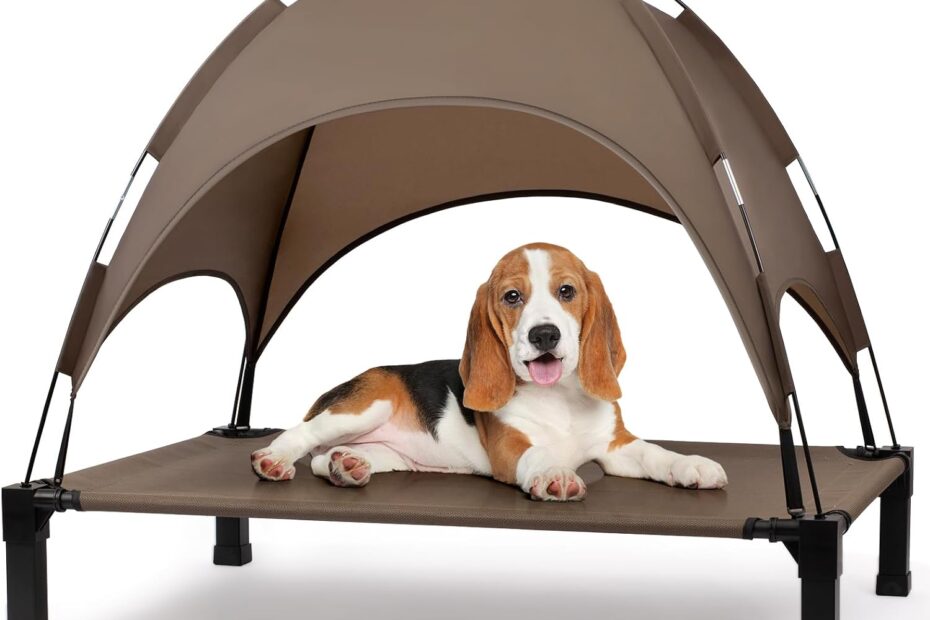Ultimate Comfort: Heeyoo Elevated Dog Bed with Canopy Review