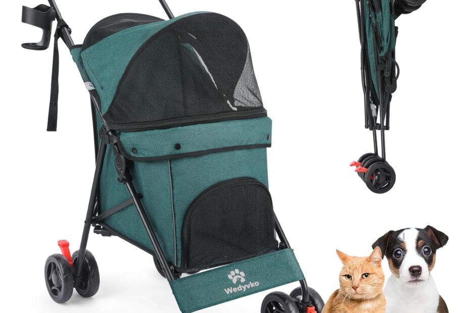 Ultimate Comfort on the Go: Review of the Lightweight Pet Stroller for Small to Medium Dogs!
