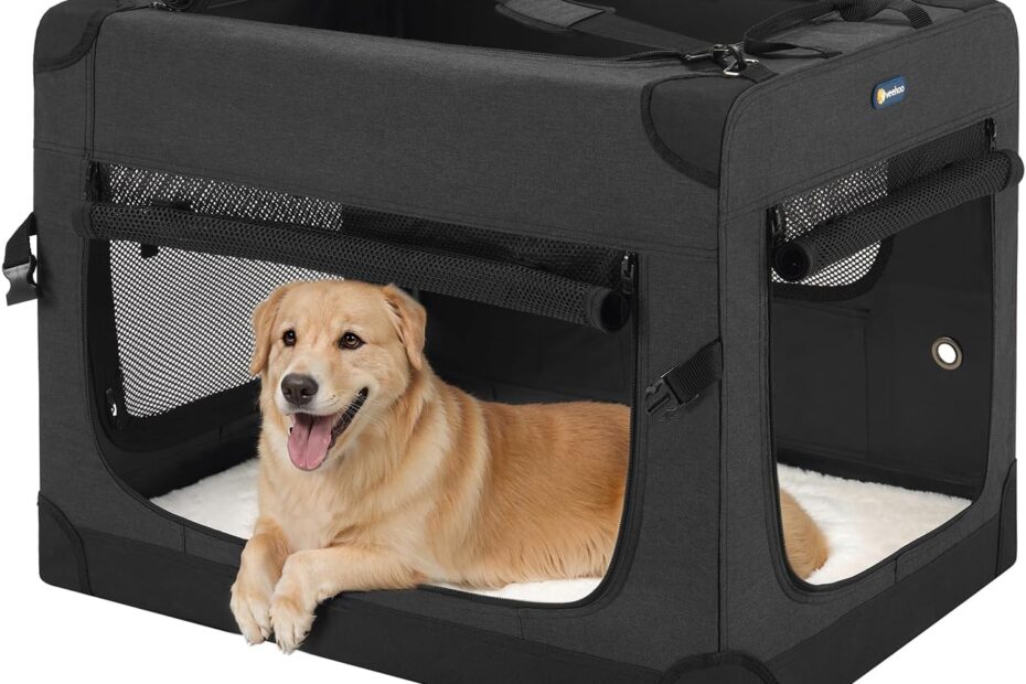 Ultimate Comfort on the Go: Veehoo Folding Dog Crate Review