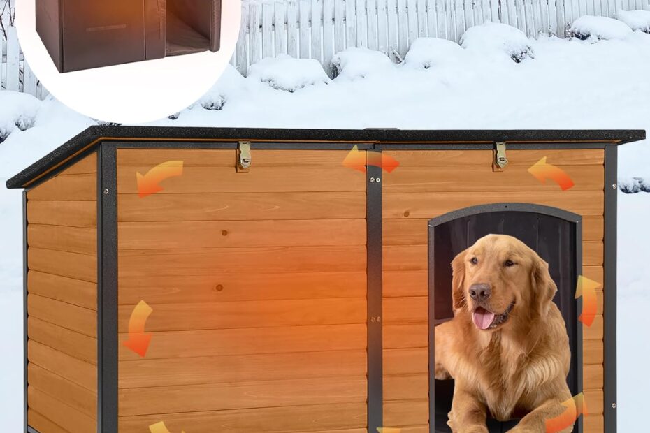 Ultimate Comfort: Review of the GUTINNEEN 59.1" Insulated Extra Large Dog House for Winter