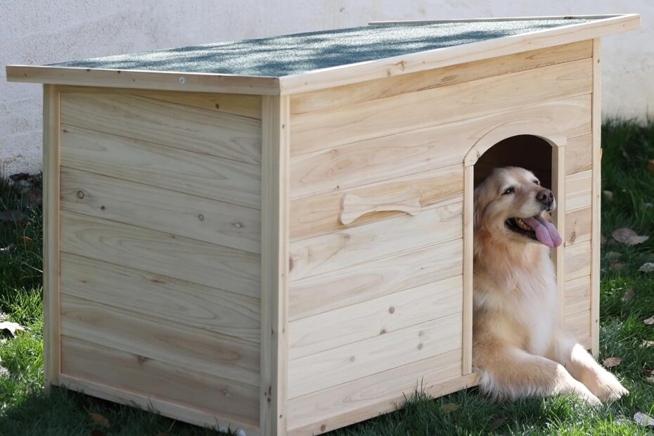 Ultimate Comfort: Review of the Large Solid Wooden Dog House for Your Canine Companion