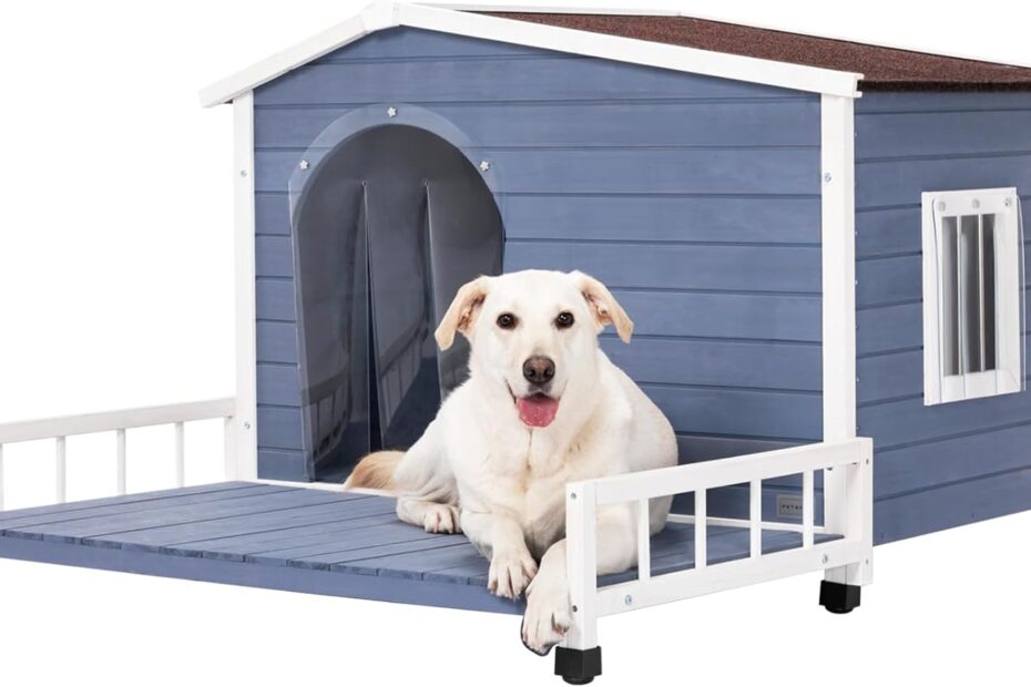 Ultimate Comfort: Review of the Petsfit Large Dog House with Terrace