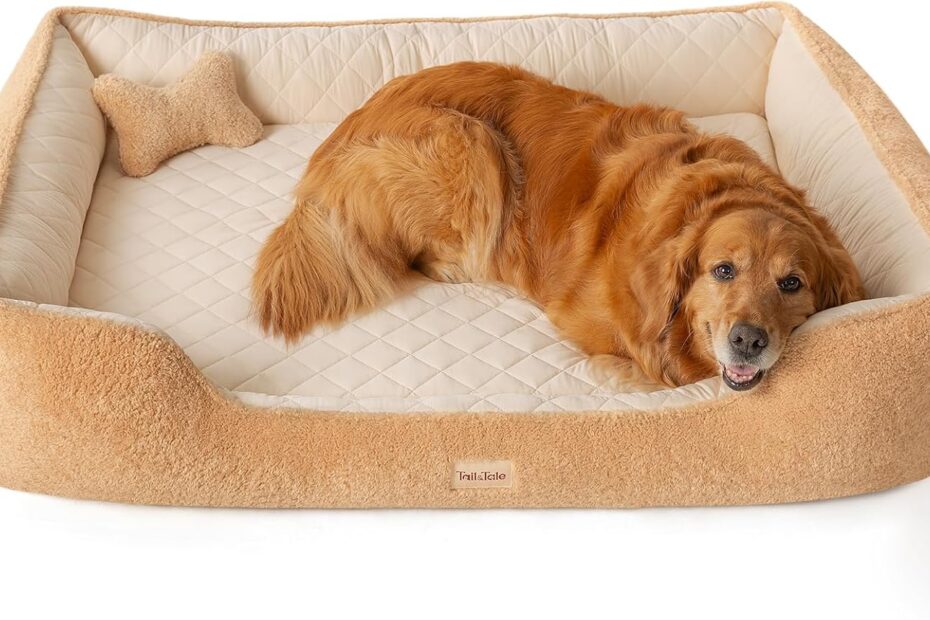 Ultimate Comfort: The Cooling Orthopedic Dog Bed Every Big Dog Deserves!