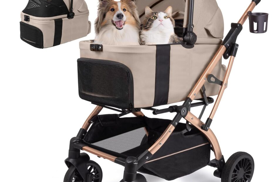 Ultimate Convenience: The 5-in-1 Pet Stroller Review for Dogs and Cats!