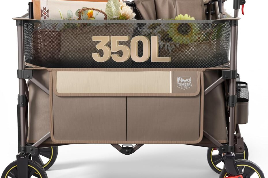 Ultimate Convenience: TIMBER RIDGE 350L Folding Wagon Review