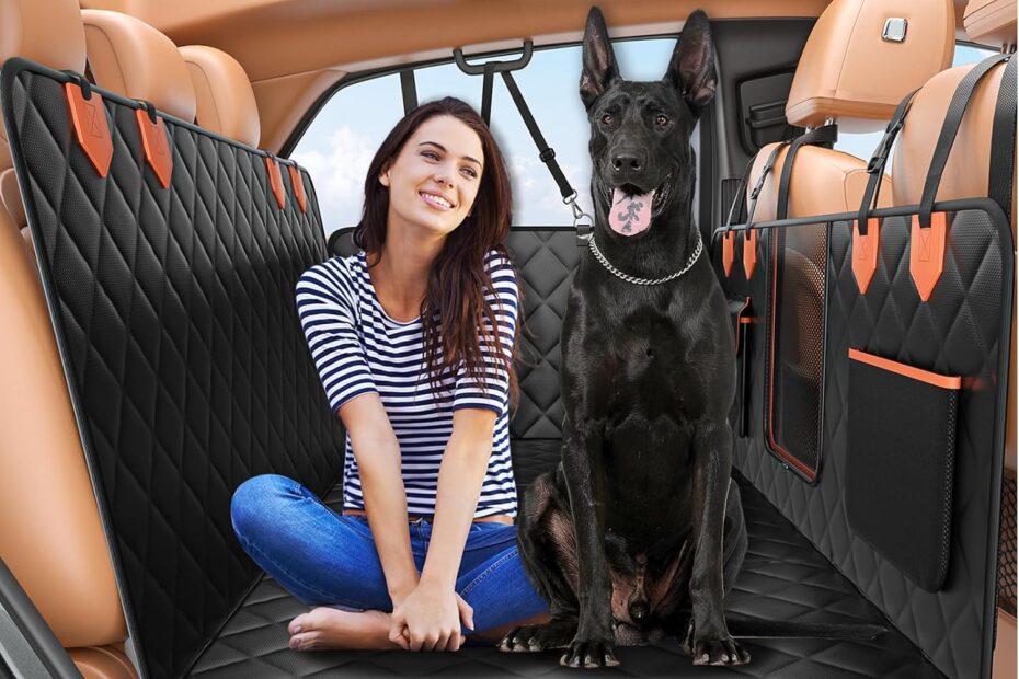 Ultimate Dog Travel Solution: Waterproof, Scratch-Proof Car Seat Cover for Large Dogs