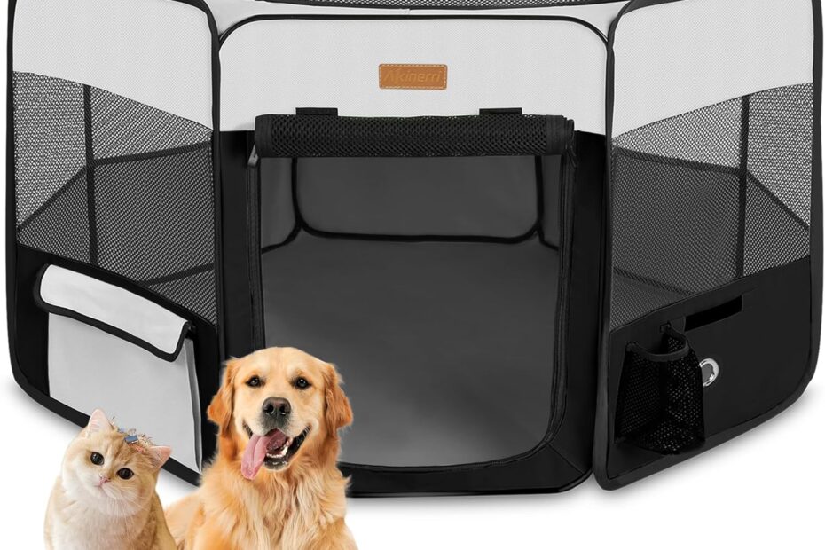 Ultimate Freedom: Reviews of the XL Portable Dog Playpen for Indoor and Outdoor Fun!