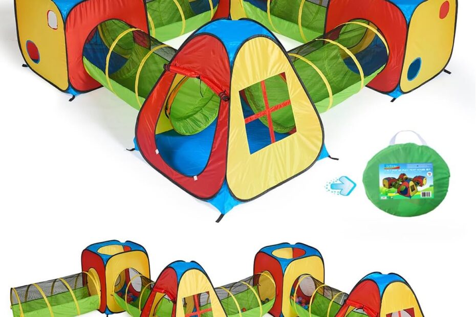 Ultimate Fun: A Review of the UTEX 8-in-1 Pop Up Play Tent for Kids!