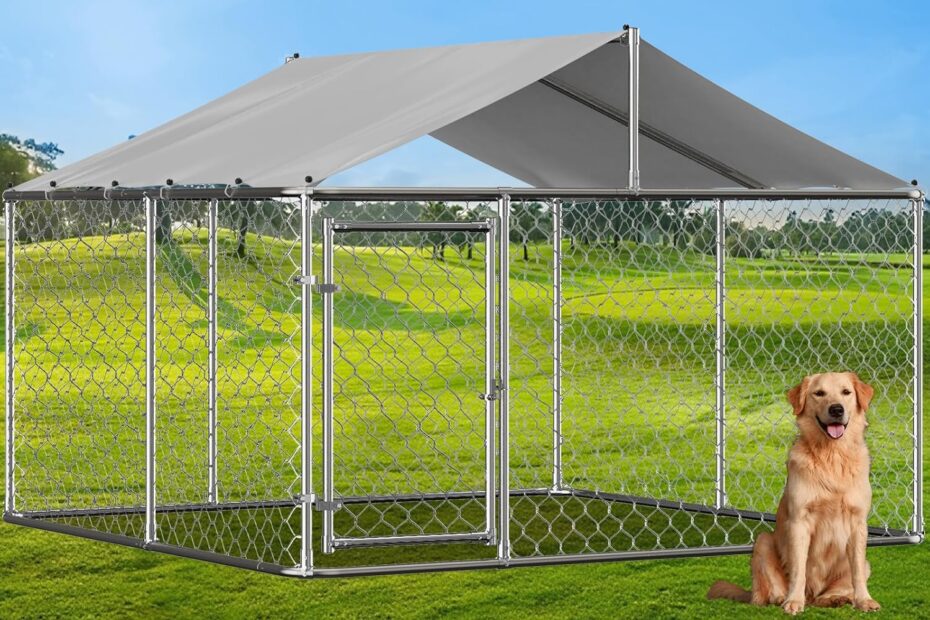 Ultimate Outdoor Dog Kennel: Review of the 7.5×7.5FT Heavy-Duty Playpen