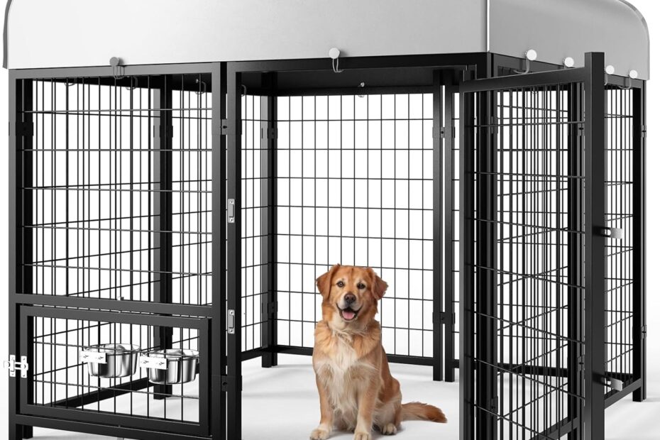 Ultimate Outdoor Dog Kennel: The Perfect Heavy-Duty Run for Your Furry Friend!