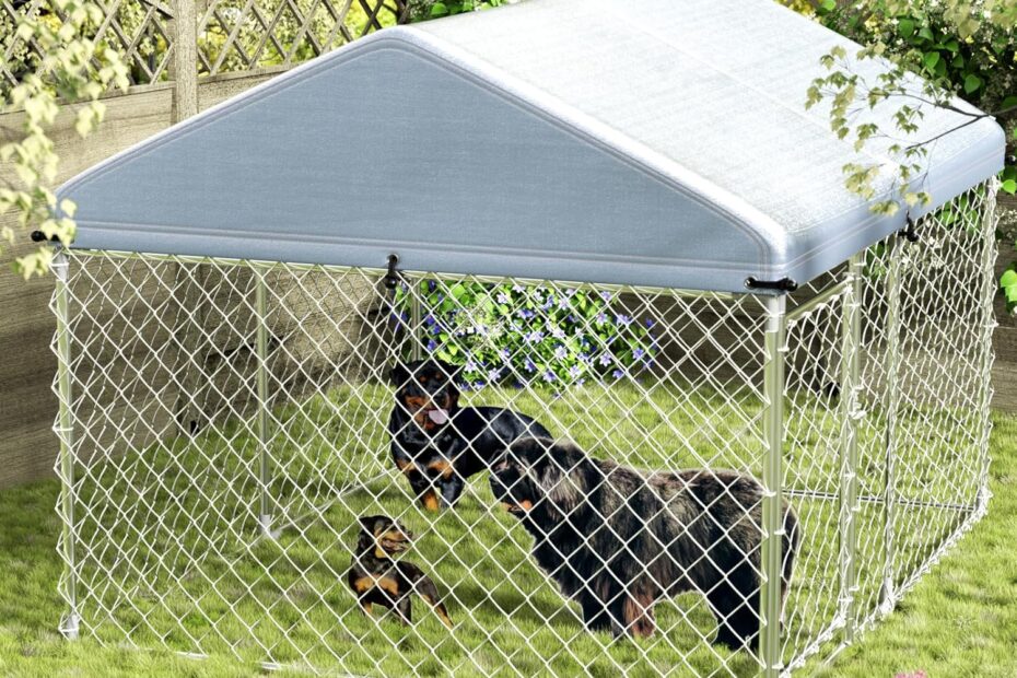 Ultimate Outdoor Haven: Review of the Large 7'x5.9' Dog Kennel!