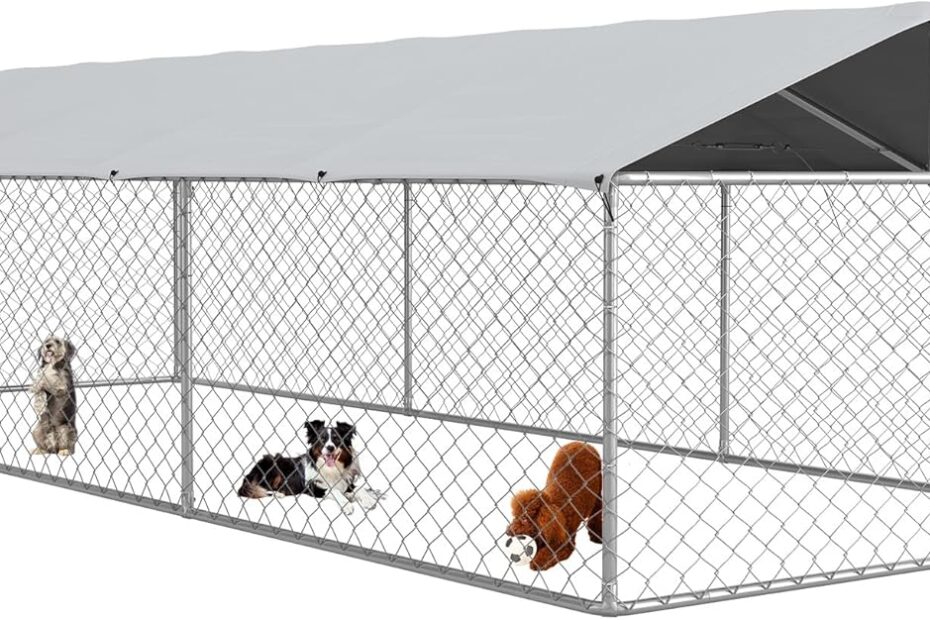 Ultimate Outdoor Safety: Review of the PawHut Large Dog Kennel