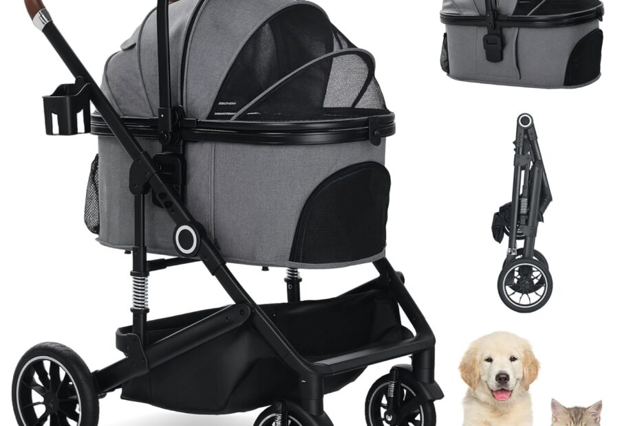 Ultimate Pet Journey: The 3-in-1 Stroller Your Furry Friend Will Love!