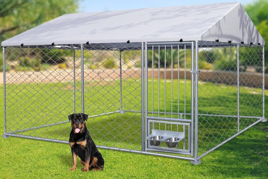 Ultimate Review: Rovibek 10'×10' Heavy Duty Outdoor Dog Kennel!